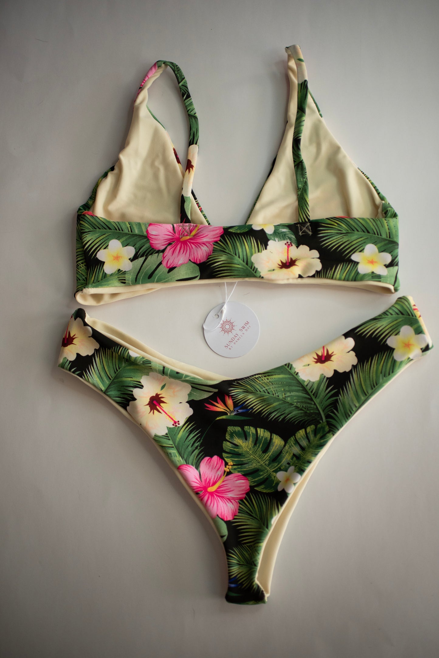 Reversible Tropical /Ivory SMALL