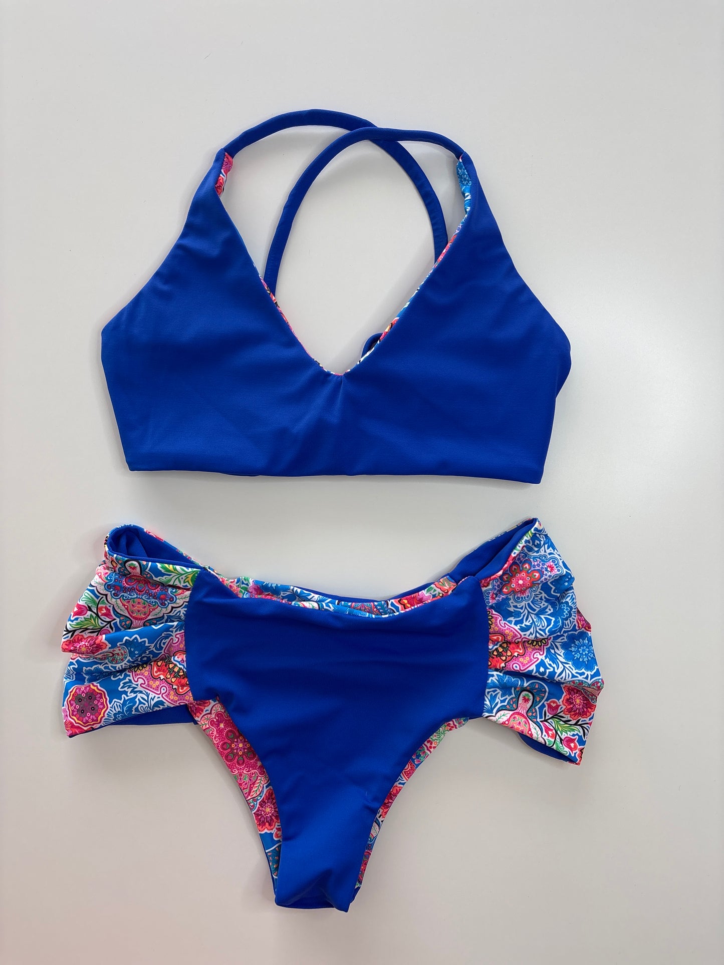 Moroccan Print / Royal Blue