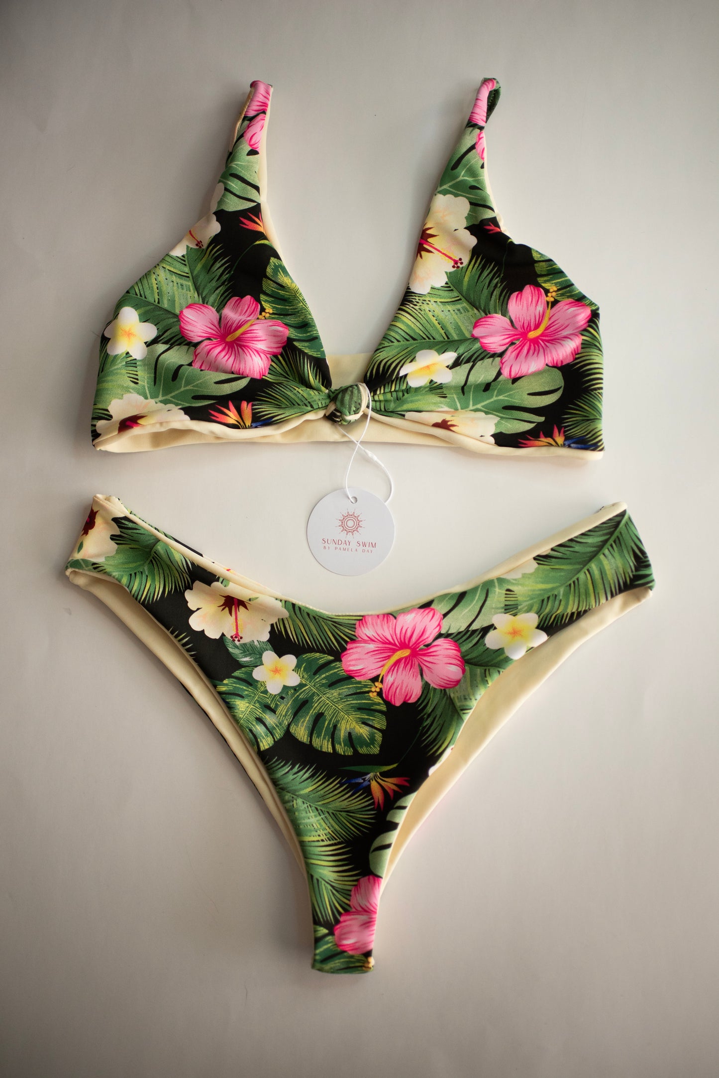 Reversible Tropical /Ivory SMALL